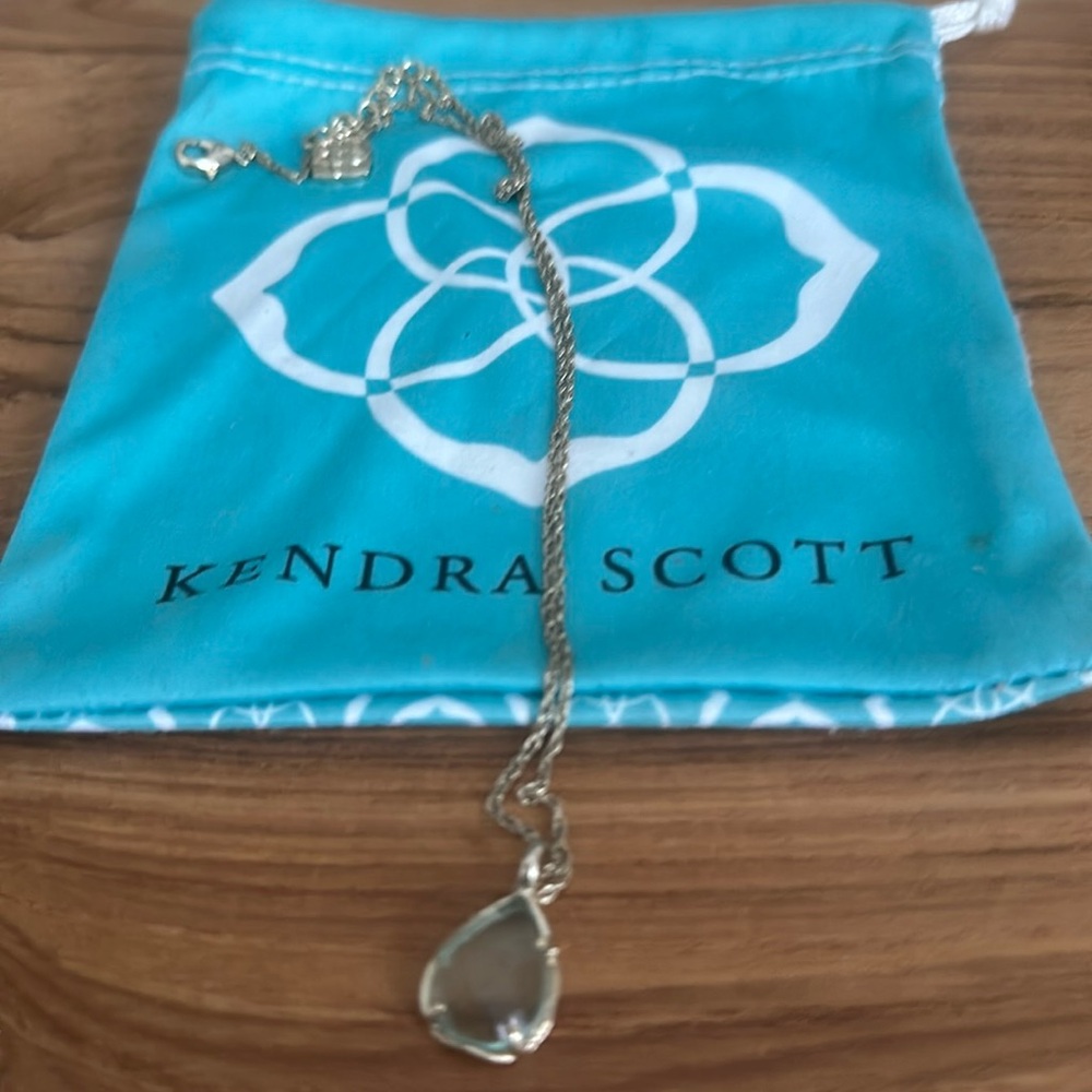 Kendra Scott Birthstone  Necklace -Aquamaine